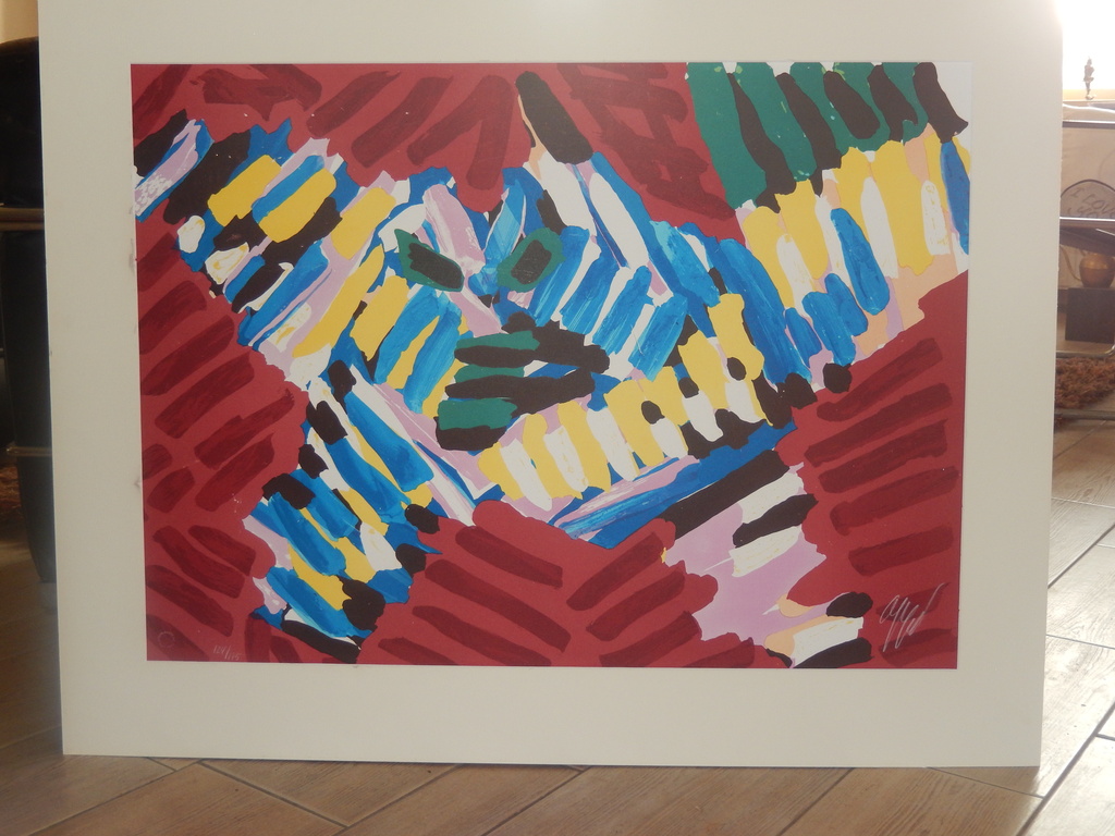 Payage Visage - gesigneerde zeefdruk oplage 124/175 verkocht voor € 252!