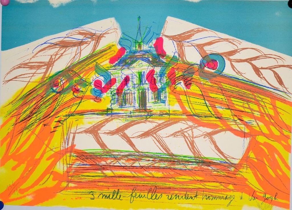 Jean Messagier: Hommage à Van Gogh, kleurenlitho kopen? Bied vanaf 35!