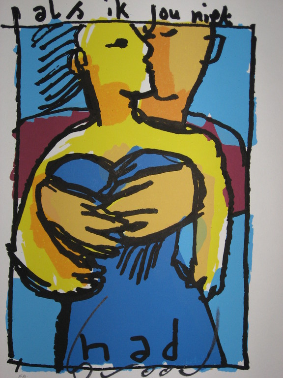 Herman Brood: Zeefdruk - 'Als ik jou niet had' - EA examplaar kopen? Bied vanaf 169!