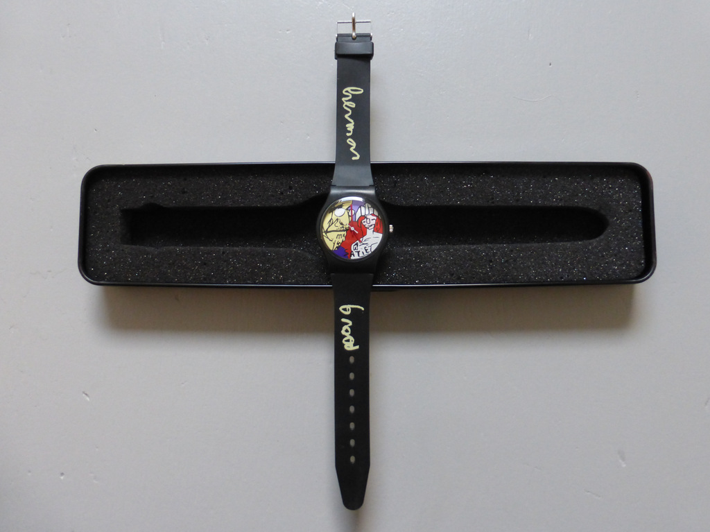 Herman Brood - zeldzaam polshorloge getiteld '' Satie '' kopen? Bied vanaf 69!