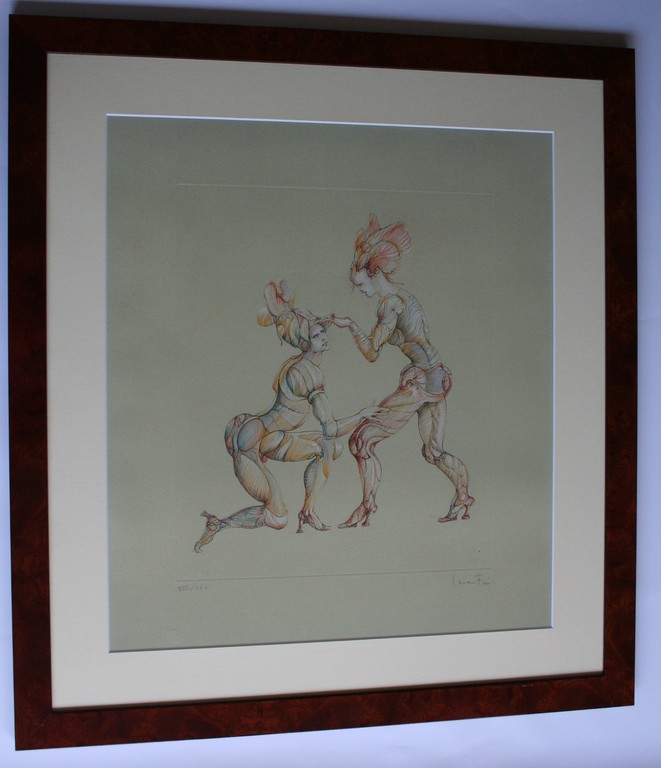 Leonor Fini, Kleurenets, dansers - gesigneerd - oplage 30 ex. kopen? Bied vanaf 80!