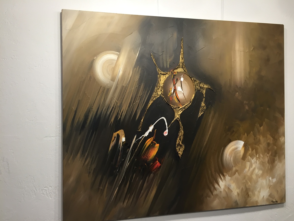 Gena Genadyj, gemengde technieken op doek kopen? Bied vanaf 1!