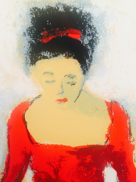 José van Gool: dame in het rood kopen? Bied vanaf 25!