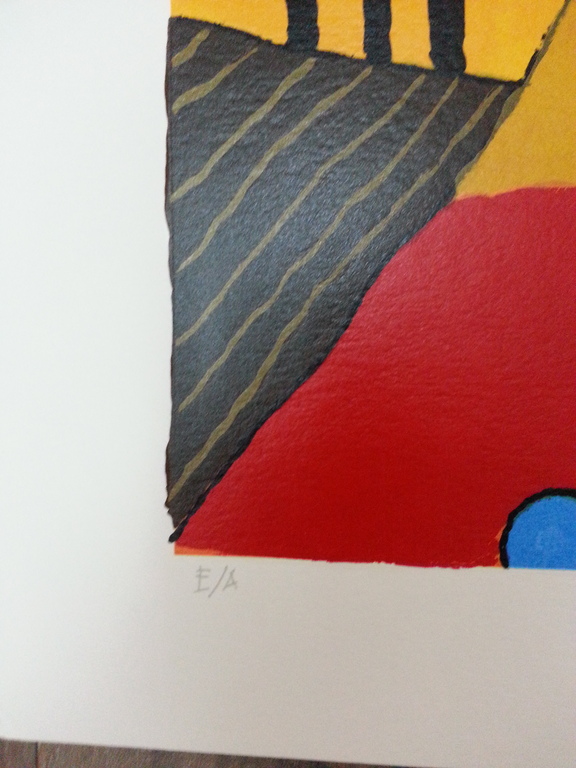 Ronald Boonacker: Zeefdruk op papier , " Lago di Garda I, Italy" kopen? Bied vanaf 50!