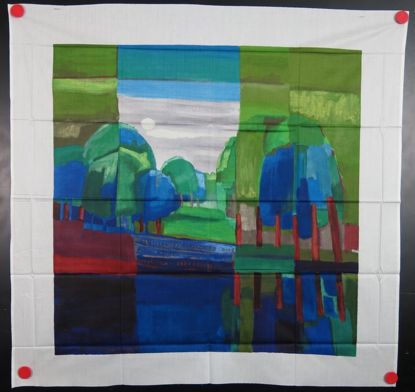 Ton Schulten: Zeefdruk op zijde, At the lake kopen? Bied vanaf 50!