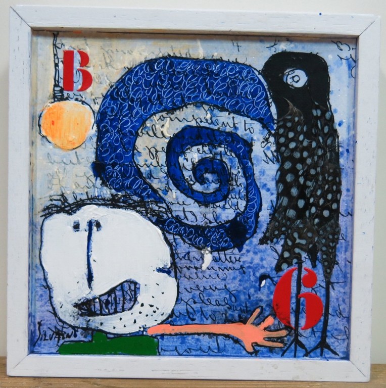 Christian Silvain: Acryl op doek, B 6 - Ingelijst kopen? Bied vanaf 300!