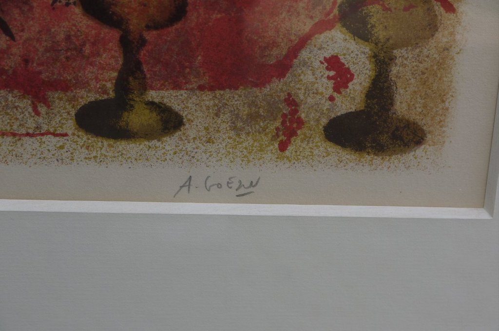 André Goezu - Zeefdruk op Papier - Sonate kopen? Bied vanaf 1!