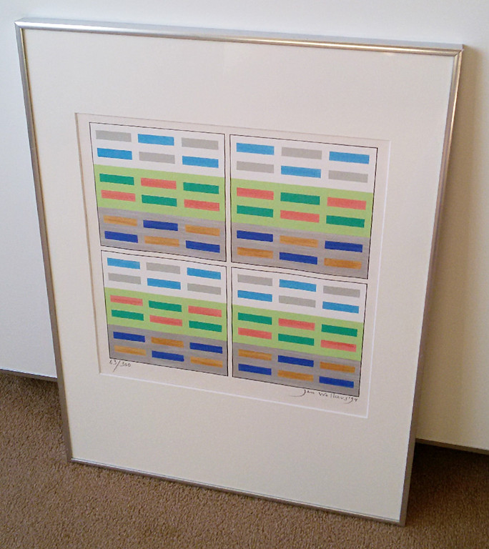 Jan Wolkers - Hommage aan Noord-Holland, zeefdruk (prachtig ingelijst) kopen? Bied vanaf 325!