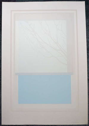 Frits Hesseling - Frits Hesseling, zeefdruk uit 1984. oplage 9/25 beeldformaat 90.7 x 60.2 cm. kopen? Bied vanaf 25!