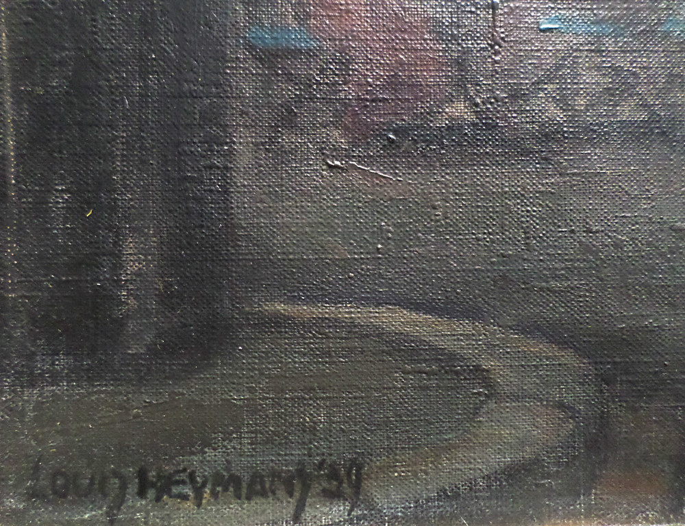 Louis Heymans - Frans dorpsgezicht, olieverf op doek (ingelijst) kopen? Bied vanaf 390!