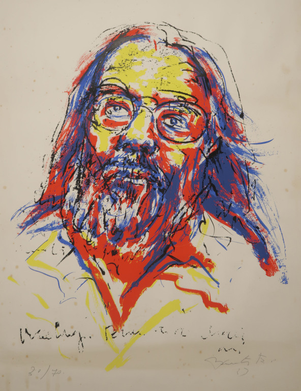 Fred Bervoets: Zeefdruk, Portret van Ferre Grignard kopen? Bied vanaf 20!