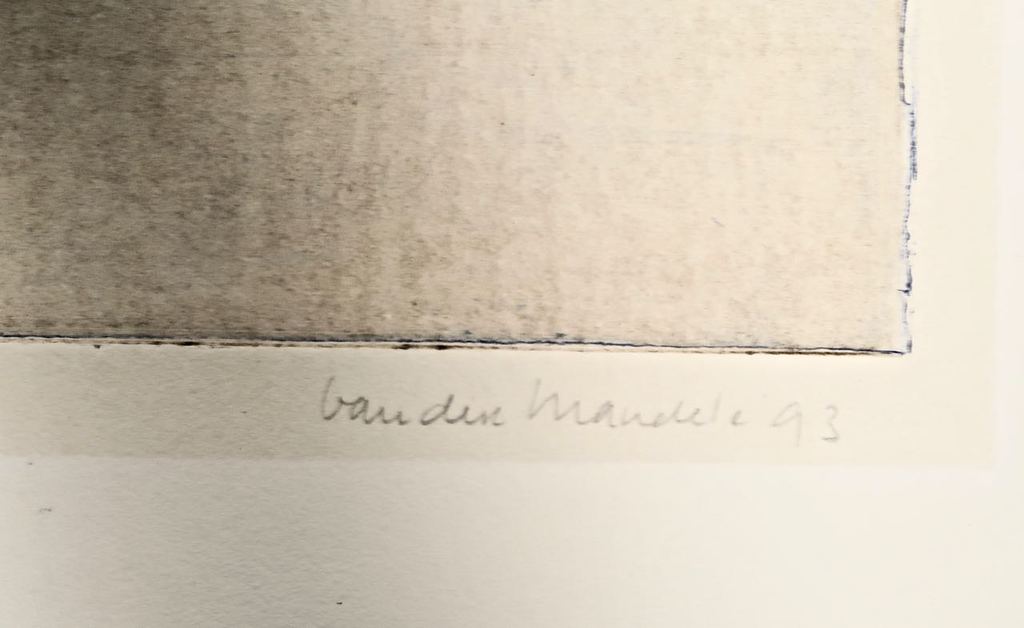 Anneke van der Mandele: Ets, Une aistion kopen? Bied vanaf 1!