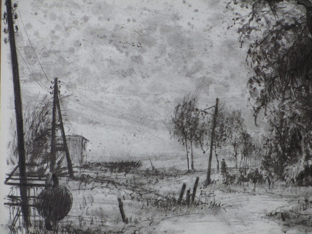 Piet Klaasse, Meentweg Eemnes, Litho kopen? Bied vanaf 1!