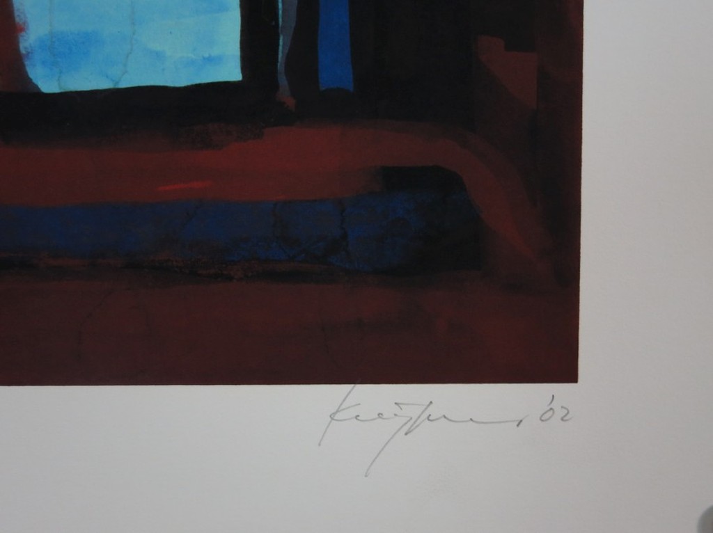 Theo Kuijpers: Litho, Z.T. blauw/rood/geel kopen? Bied vanaf 1!