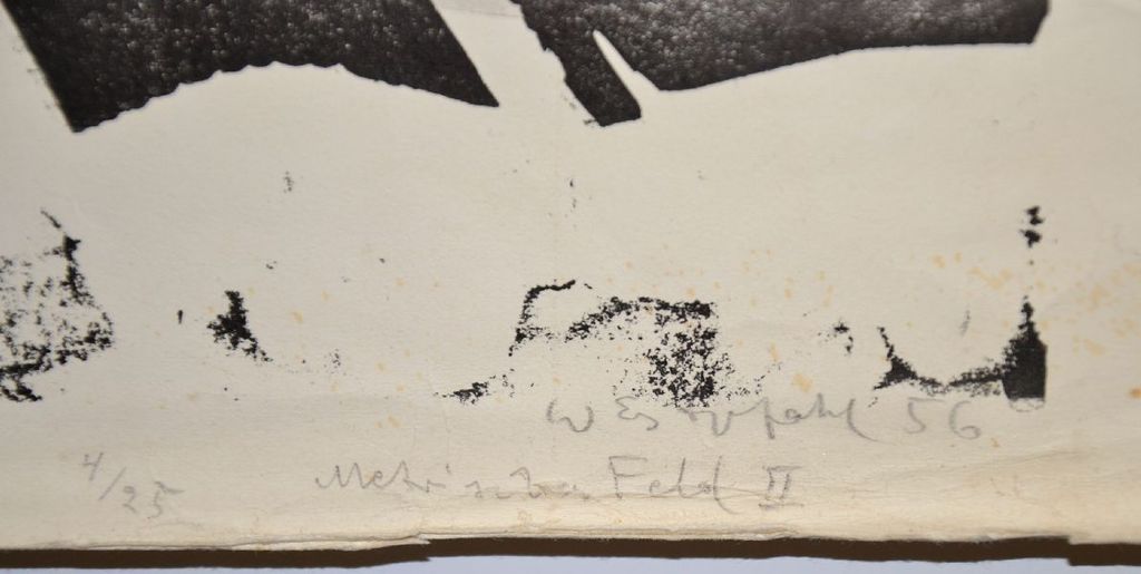 Conrad Westphal: Kleuren Linosnede uit 1956 kopen? Bied vanaf 50!
