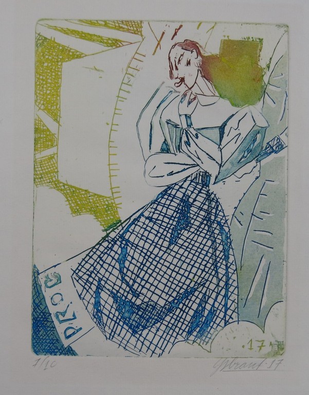 Ysbrant: Droge naald, Zonder titel verkocht voor € 35!