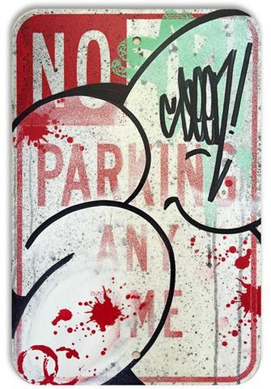 SEEN - Original Artwork op aluminium  verkocht voor € 675!