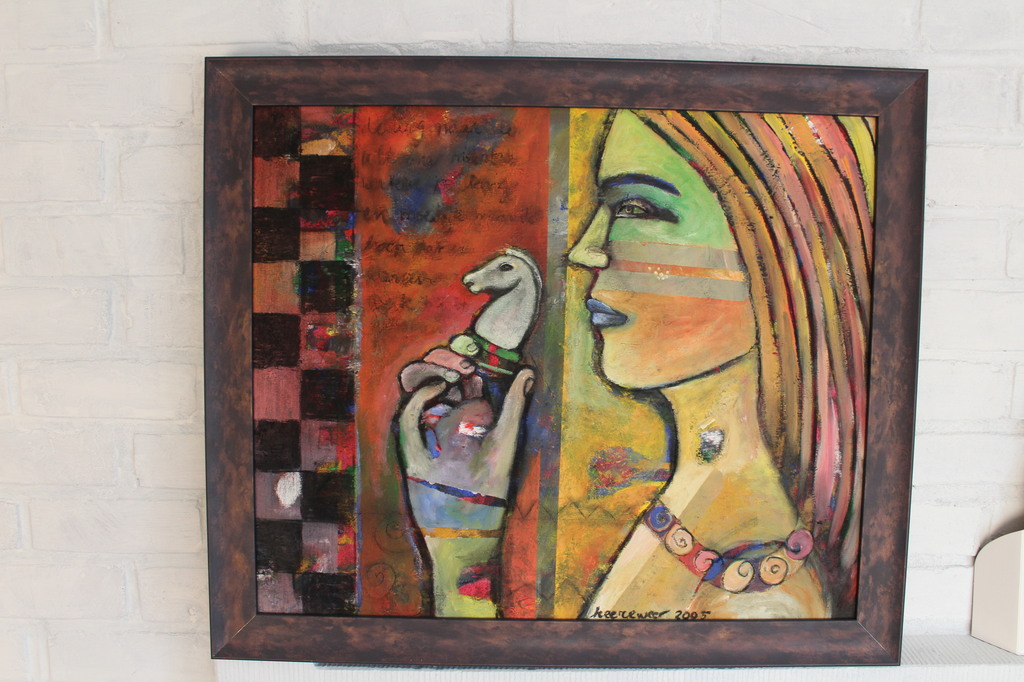 Angelica Keereweer - acrylverf op doek - 2005 kopen? Bied vanaf 40!
