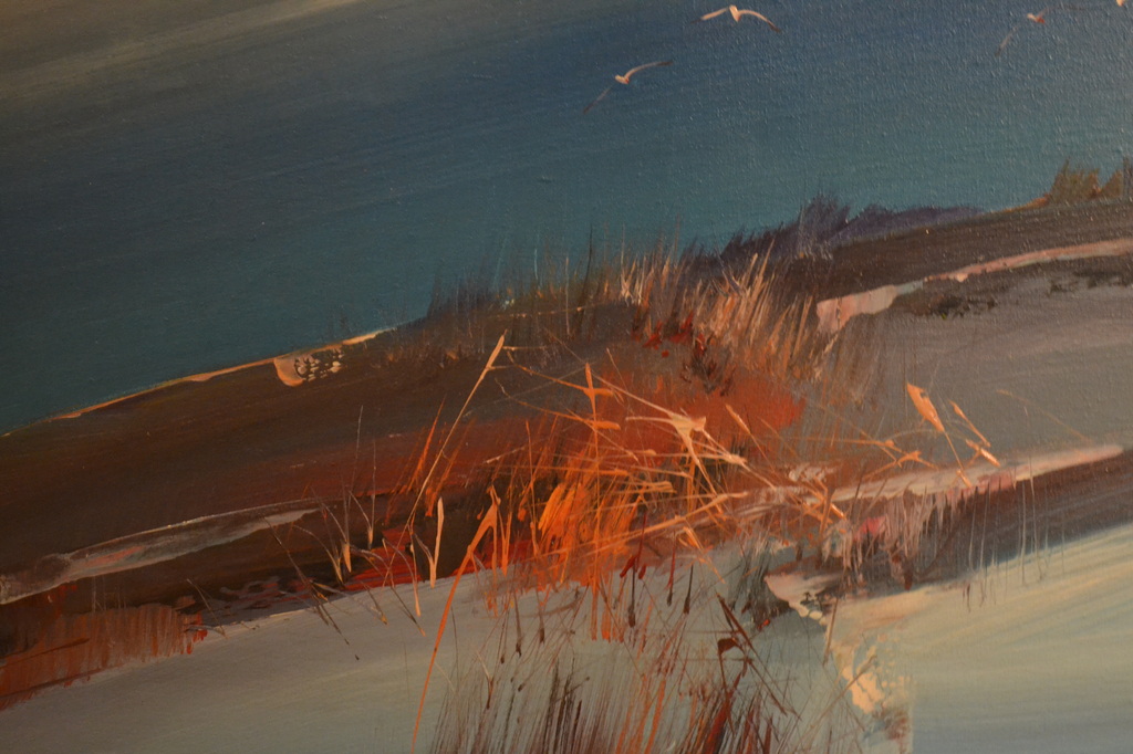 Gesigneerd Wilkinson: olieverf op doek, abstract landschap kopen? Bied vanaf 1!