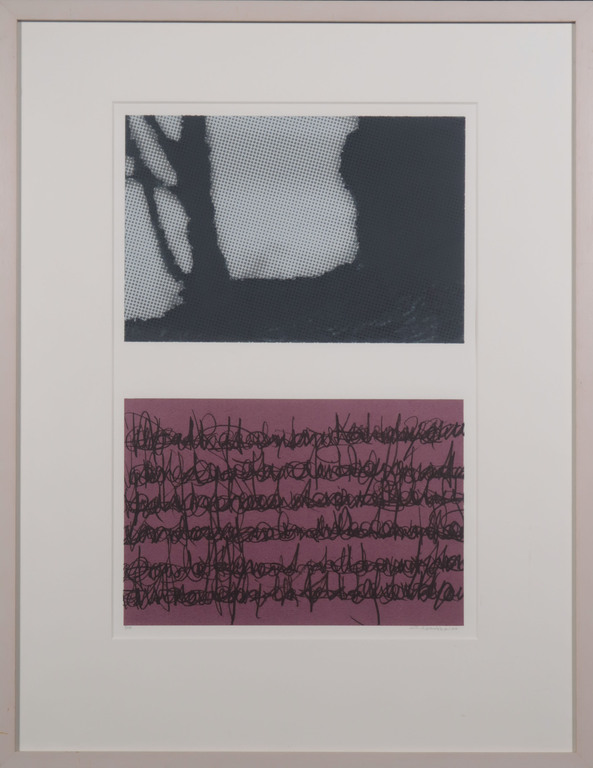 Bert Loerakker: Zeefdruk, Z.T. - Ingelijst kopen? Bied vanaf 40!