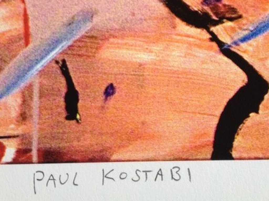 Paul Kostabi (1962)," Fine Tooth Comb" Giclee op zwaar papier. kopen? Bied vanaf 100!