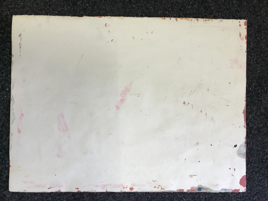 Dominique Chan Olieverf op papier. Titel: Du Jours kopen? Bied vanaf 1!