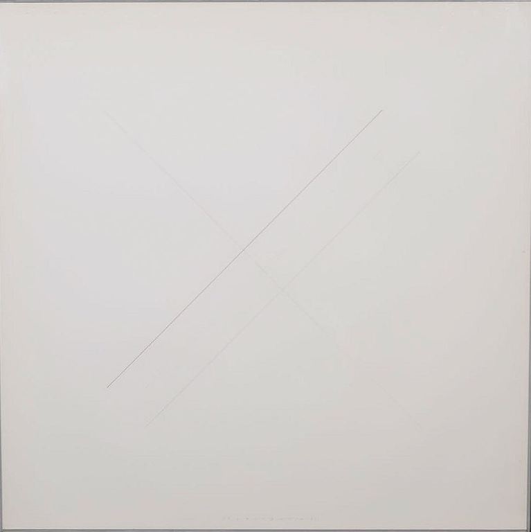 Wim Smits: Potlood, A.S.V. One of the sixtyfour - Ingelijst verkocht voor € 50!