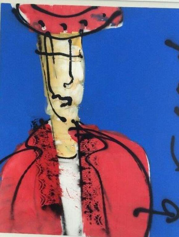 Herman Brood schilderij -  verkocht voor € 2000!