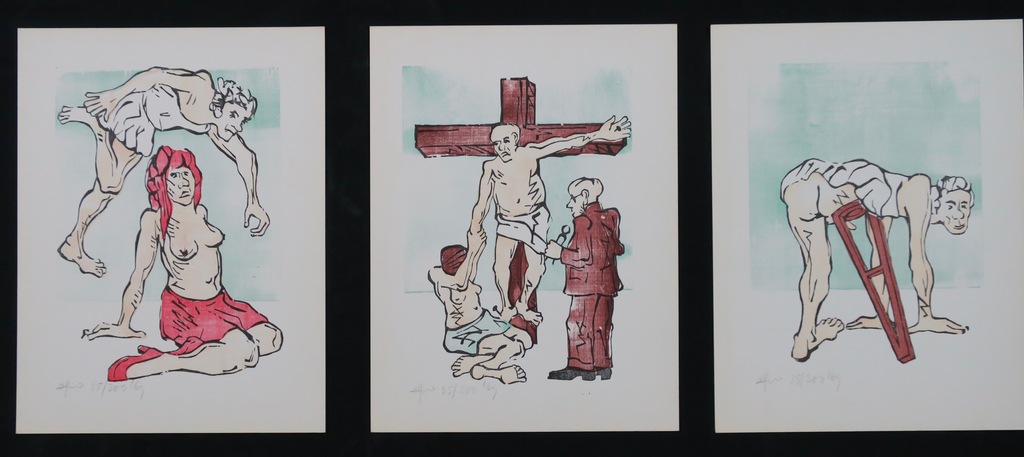 Toon Jansen: 6 Houtsnedes + 5 gedichten van Alain Teister in map, Carpe Deum kopen? Bied vanaf 100!