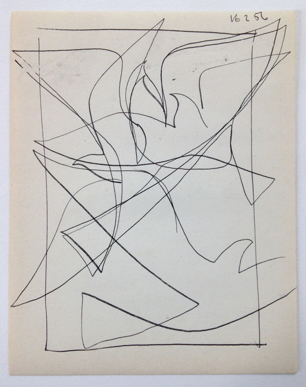 Siep van den Berg, ORIGINELE tekening uit 1956, 'Vredesduiven' kopen? Bied vanaf 1!