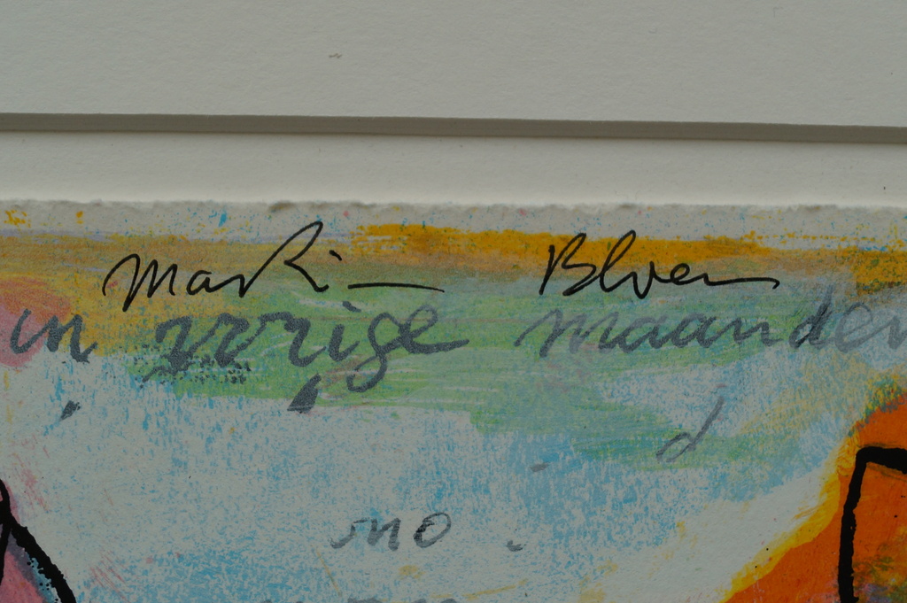 Marion Bloem - gesigneerde zeefdruk - 2003 kopen? Bied vanaf 20!