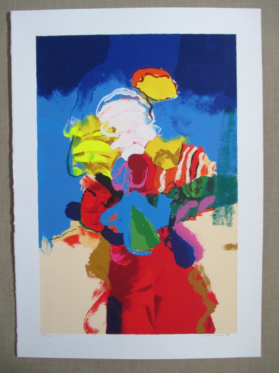 LAATSTE KEER!Henk van Vessem, zeefdruk 1996, perfecte staat kopen? Bied vanaf 30!