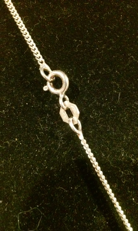 In nieustaat Zilveren Ketting en hanger met het Oog van Shiva . kopen? Bied vanaf 30!