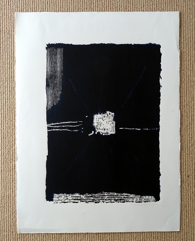 Guillaume Le Roy - Le Roy, z.t., houtdruk, 1995 kopen? Bied vanaf 1!