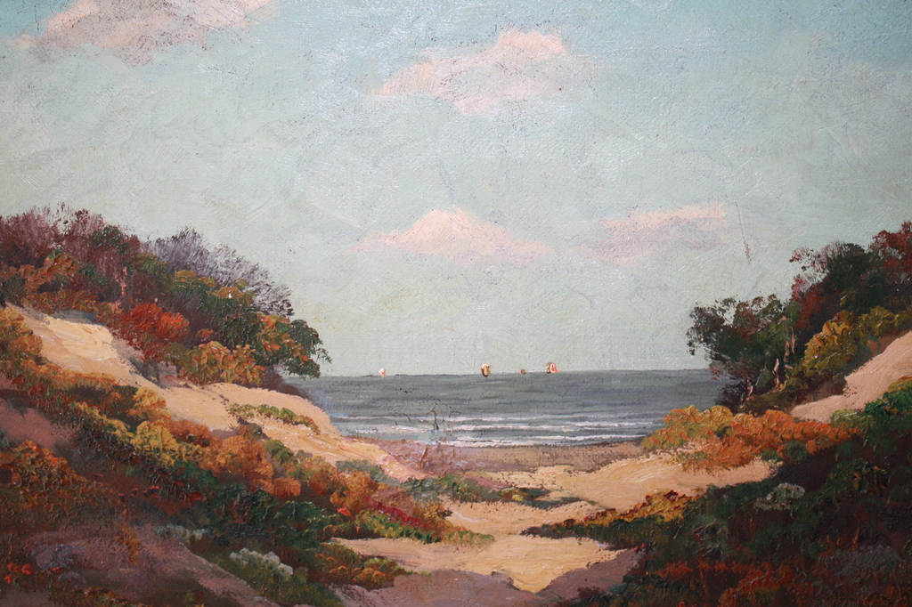 JOANNES SNIJDERS geb 1927 Heerlen - DUINLANDSCHAP verkocht voor € 35!