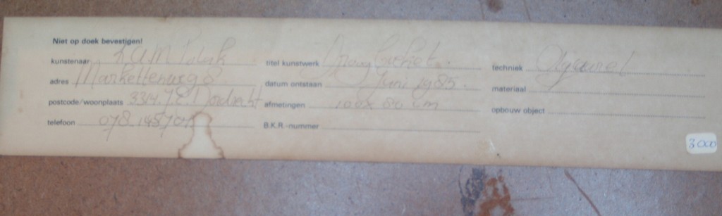 Monique Polak - aquarel - droogboeket - gesigneerd - 1985 kopen? Bied vanaf 1!