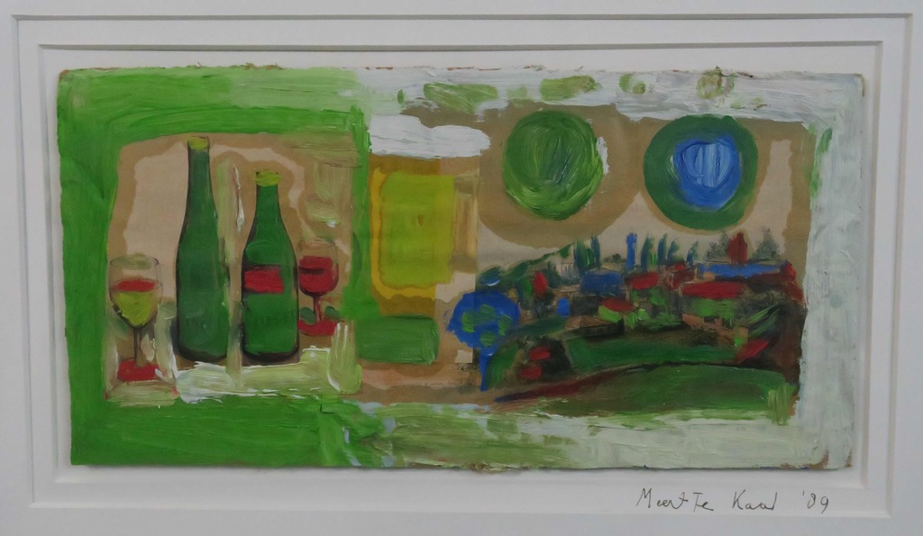 Meertje Kaal: Acryl op karton, Zonder titel - Ingelijst kopen? Bied vanaf 1!