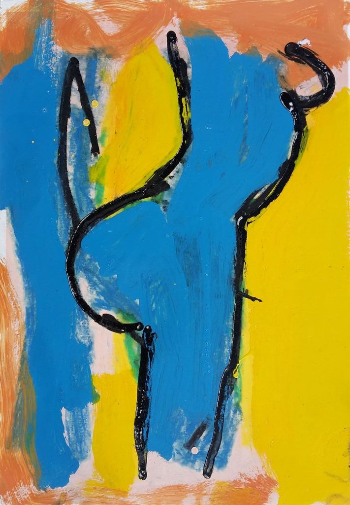 Peter Klashorst - The famous African butt - origineel op papier - gesigneerd kopen? Bied vanaf 1!