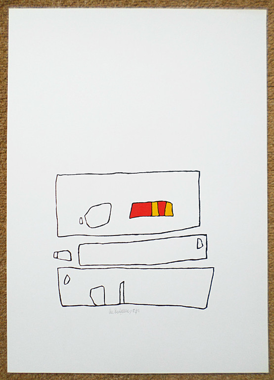 Laatste keer: Cees Andriessen - Abstract, zeefdruk kopen? Bied vanaf 1!