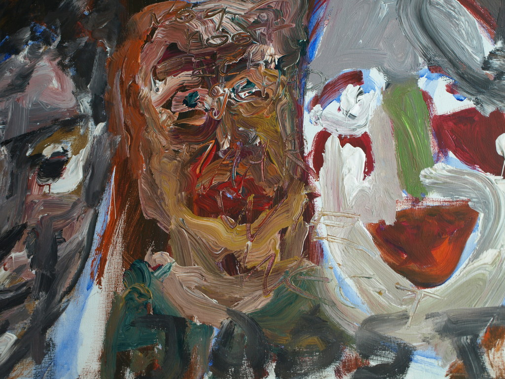 Onbekend kunstenaars – After Nature : Acrylverf op linnen –Portretten –100 x 100 kopen? Bied vanaf 225!