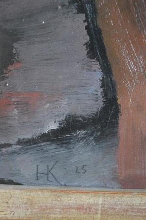 Signatuur HK, abstract uit 1925  - olie/karton - board  32x50 kopen? Bied vanaf 350!