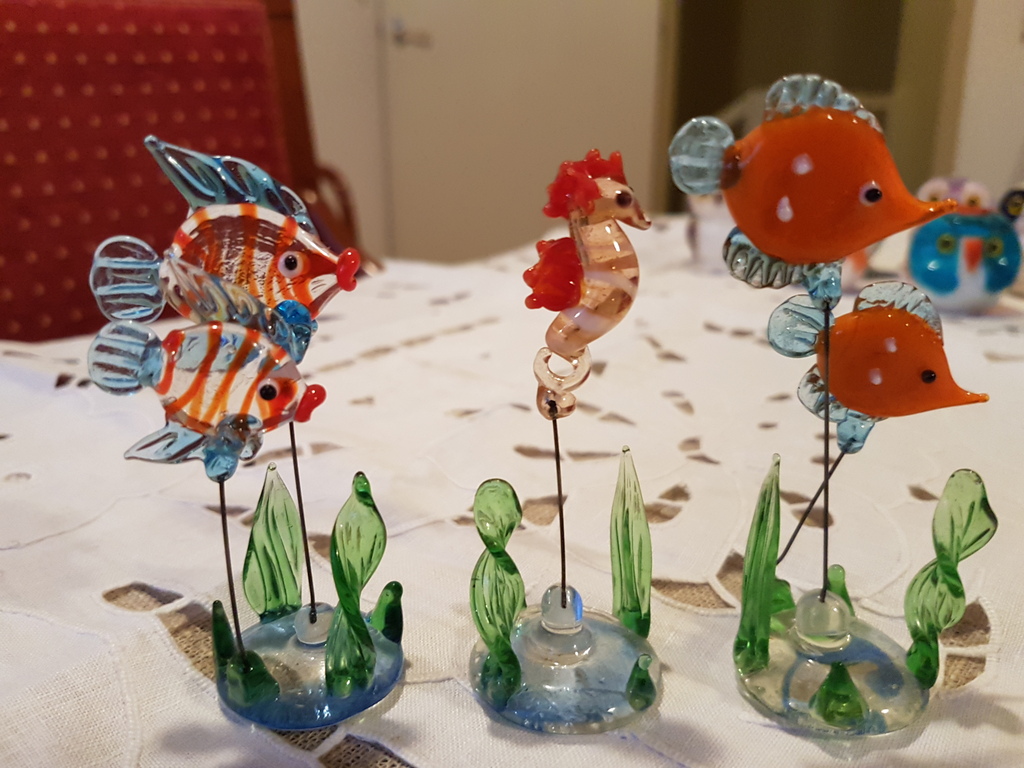 Murano aquarium set  3 pz kopen? Bied vanaf 5!