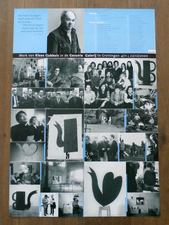 Klaas Gubbels: aquarel op tentoonstellingsposter - 1994 kopen? Bied vanaf 125!