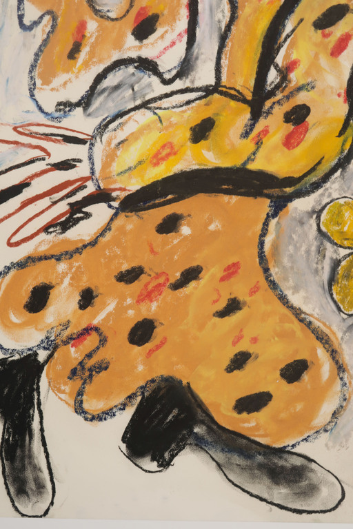 Anton Martineau: Krijttekening, Twee figuren (Groot) kopen? Bied vanaf 135!