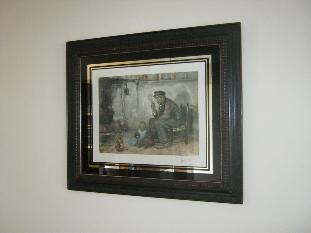 Franz Charlet - Kleurenlitho - De Pijproker kopen? Bied vanaf 60!