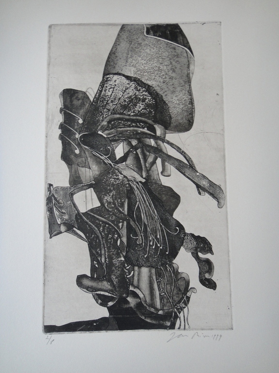 Jan Prins (1956) - (zeldzame) ets - tropische bloemen II kopen? Bied vanaf 1!