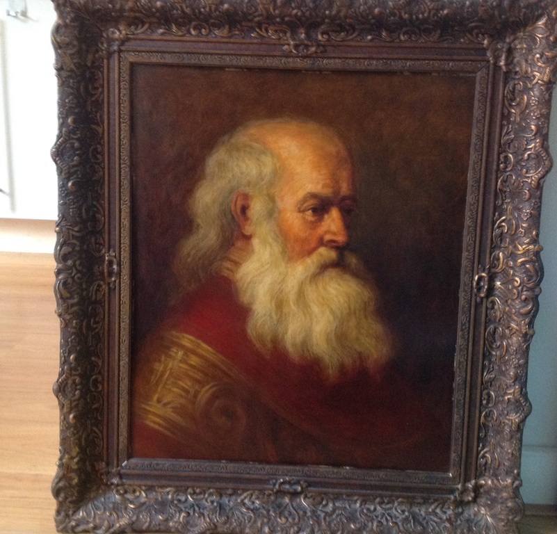 Jan Theuns, olieverfschilderij Petrus of Johannes? kopen? Bied vanaf 350!