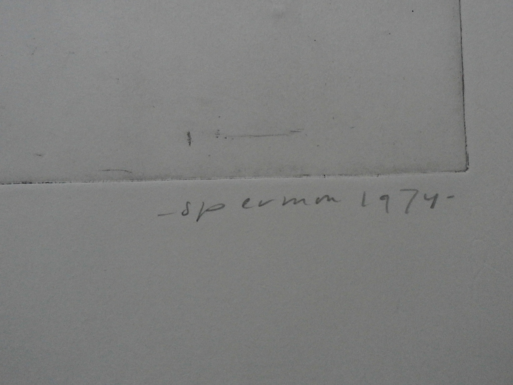 Kees Spermon - Kees Spermon - ets: vrouw met kat - 1974 kopen? Bied vanaf 45!