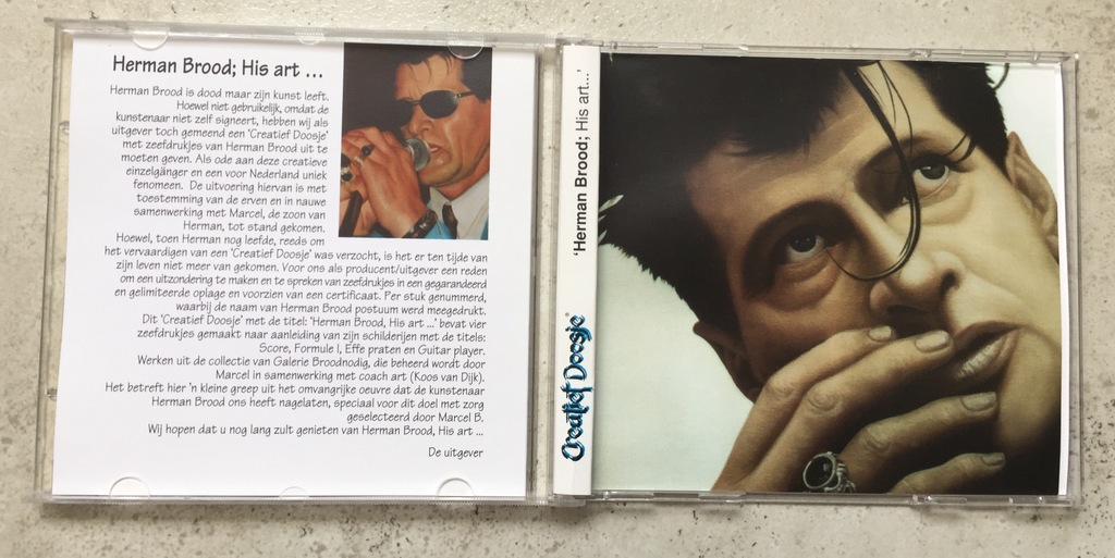 Herman Brood - 4 zeefdrukken (creatief doosje) kopen? Bied vanaf 1!