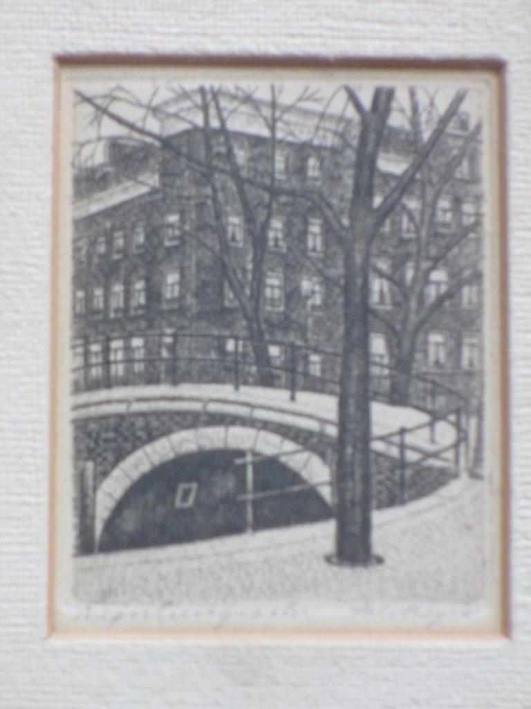 Sal Meijer, Reguliersgracht Amsterdam, Ets kopen? Bied vanaf 50!